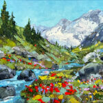 Spring Runoff Garth Williams Artist Painting Dana Gallery