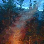 Caleb Meyer Artist Painting Dana Gallery