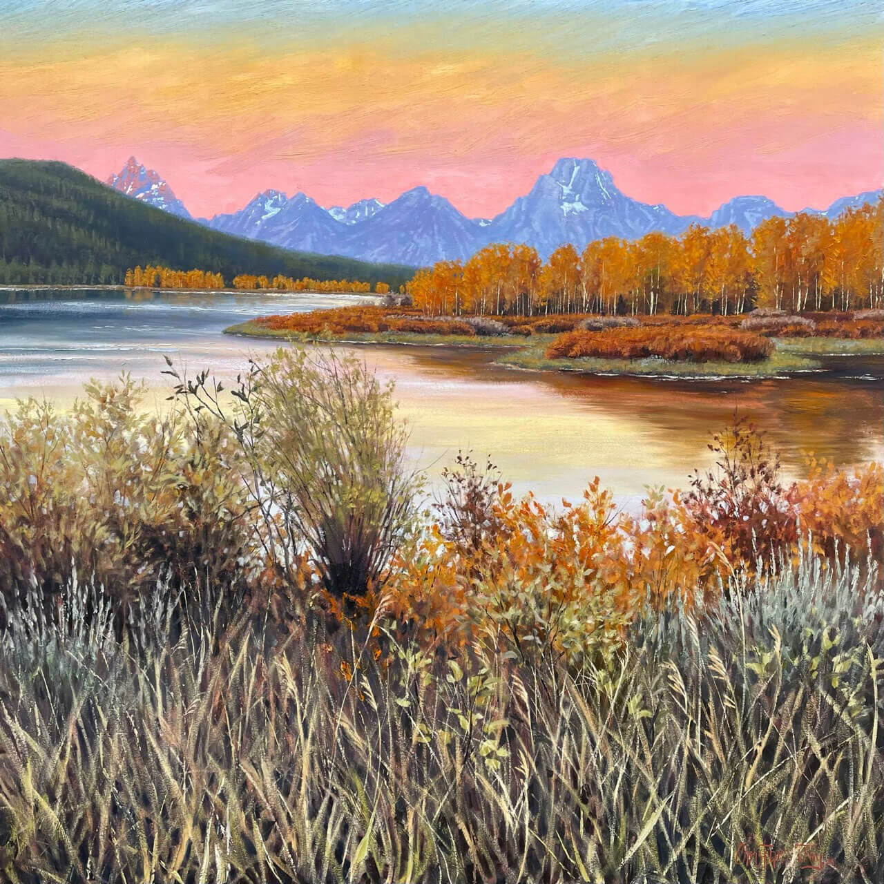 Christine Joy Artist Painting Dana Gallery