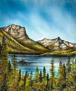 Painting by Dawn Sievers at Dana Gallery