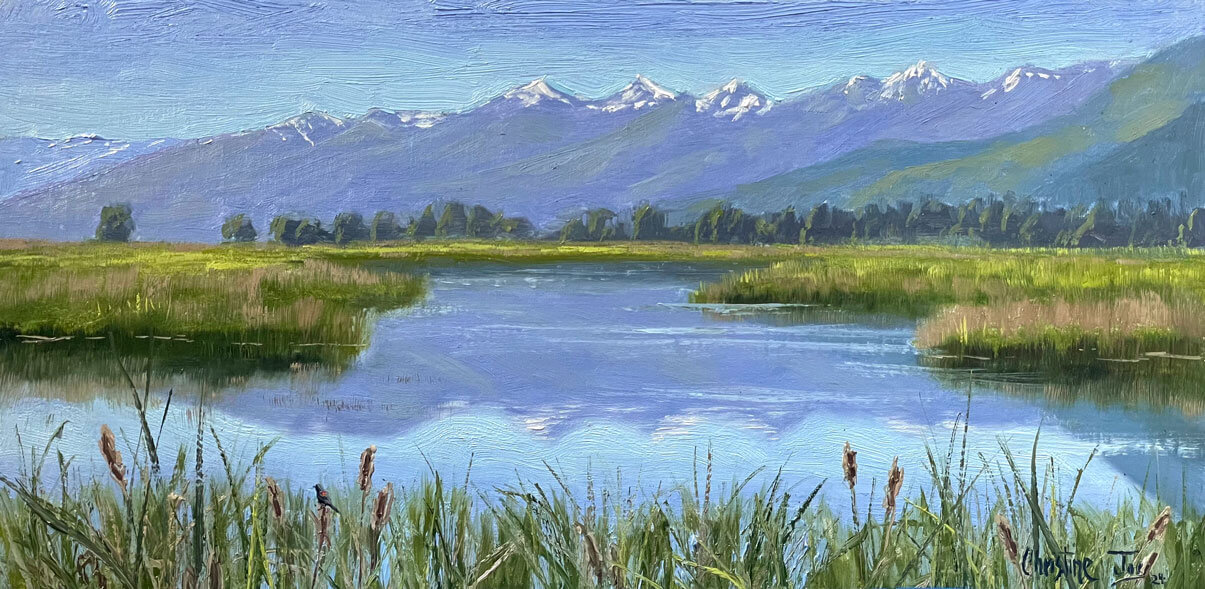 Painting by Christine Joy, Dana Gallery Artist