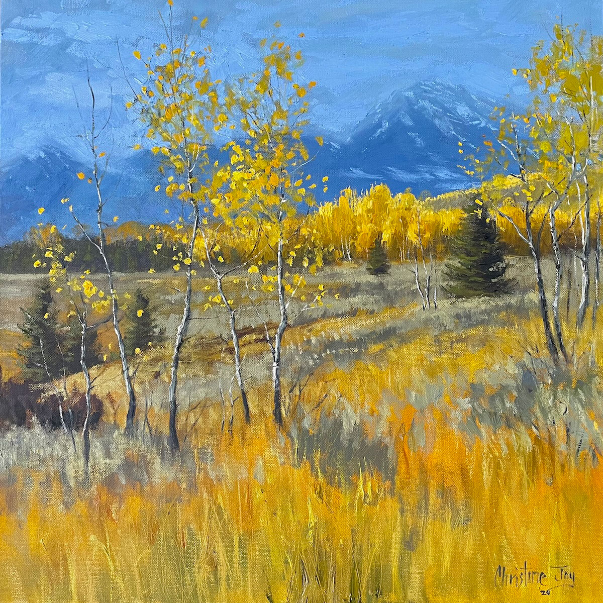 Painting by Christine Joy, Dana Gallery Artist