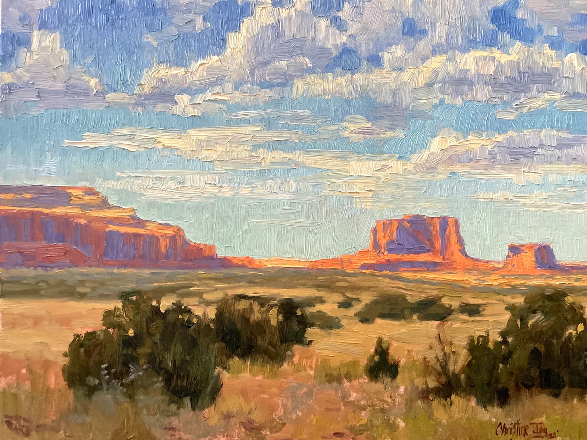 Painting by Christine Joy, Dana Gallery Artist