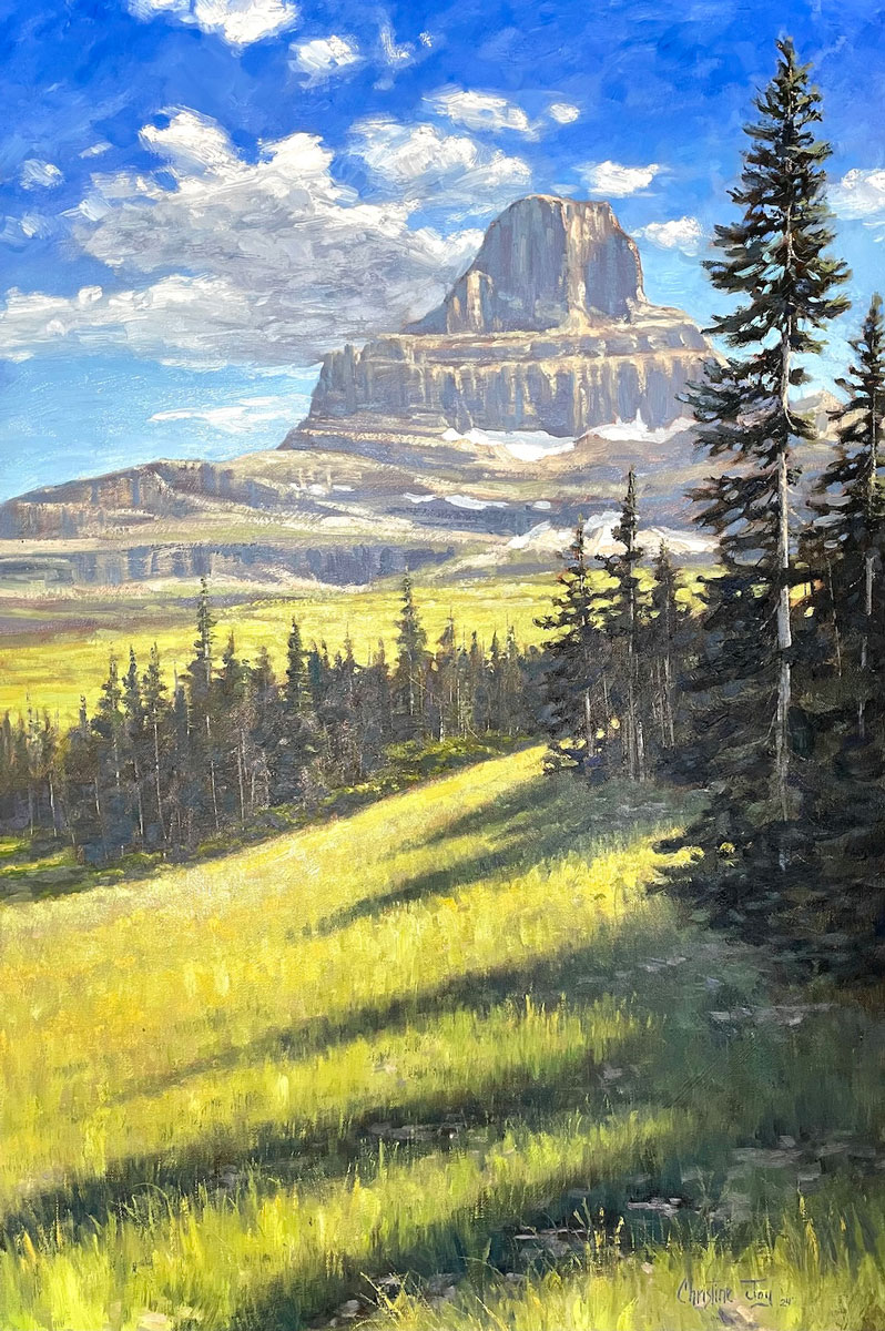 Painting by Christine Joy, Dana Gallery Artist