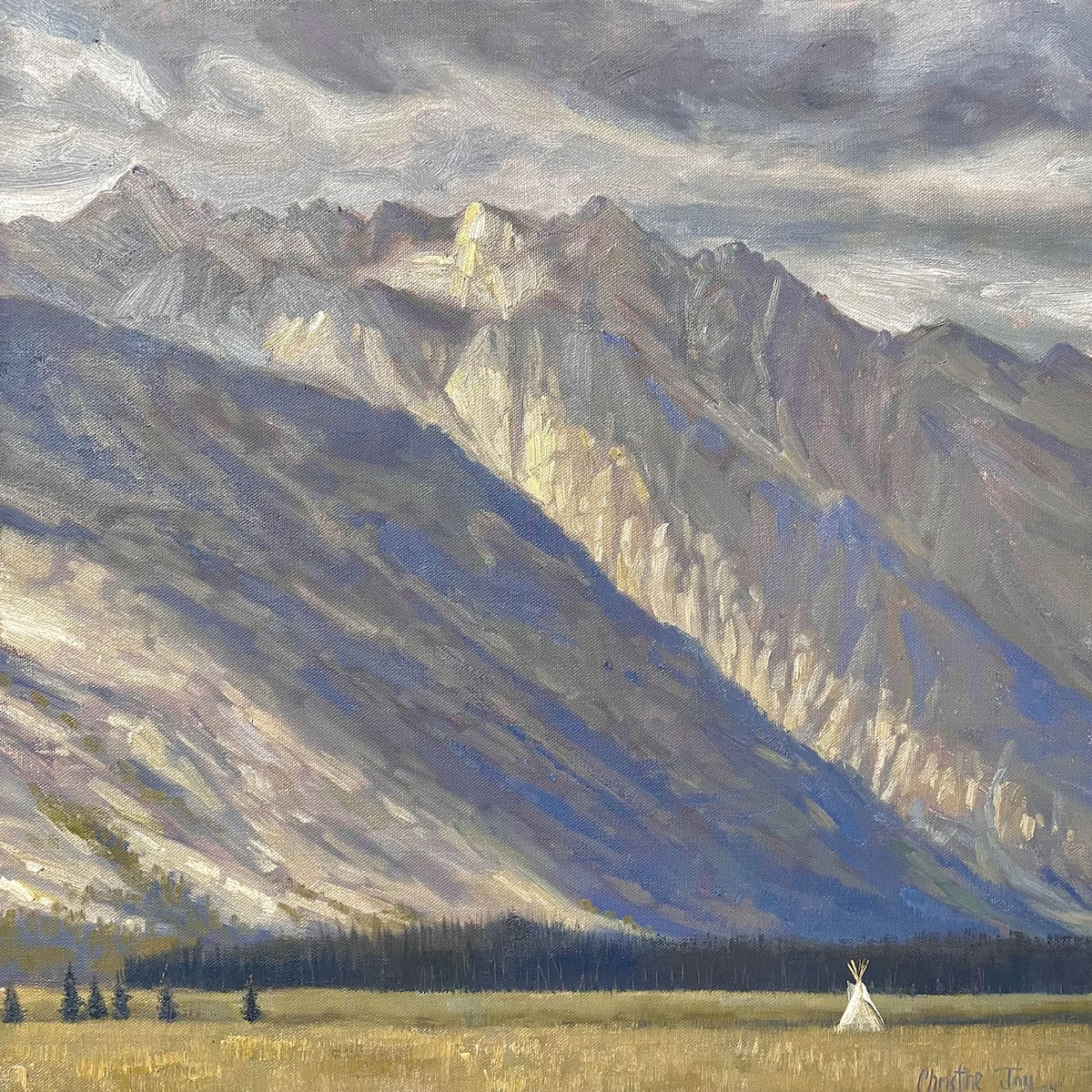 Painting by Christine Joy, Dana Gallery Artist