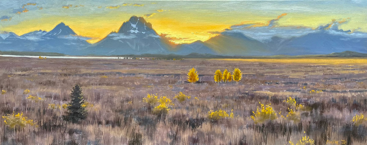 Painting by Christine Joy, Dana Gallery Artist