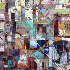 Abstract Painting by Robert Moore, Dana Gallery Artist