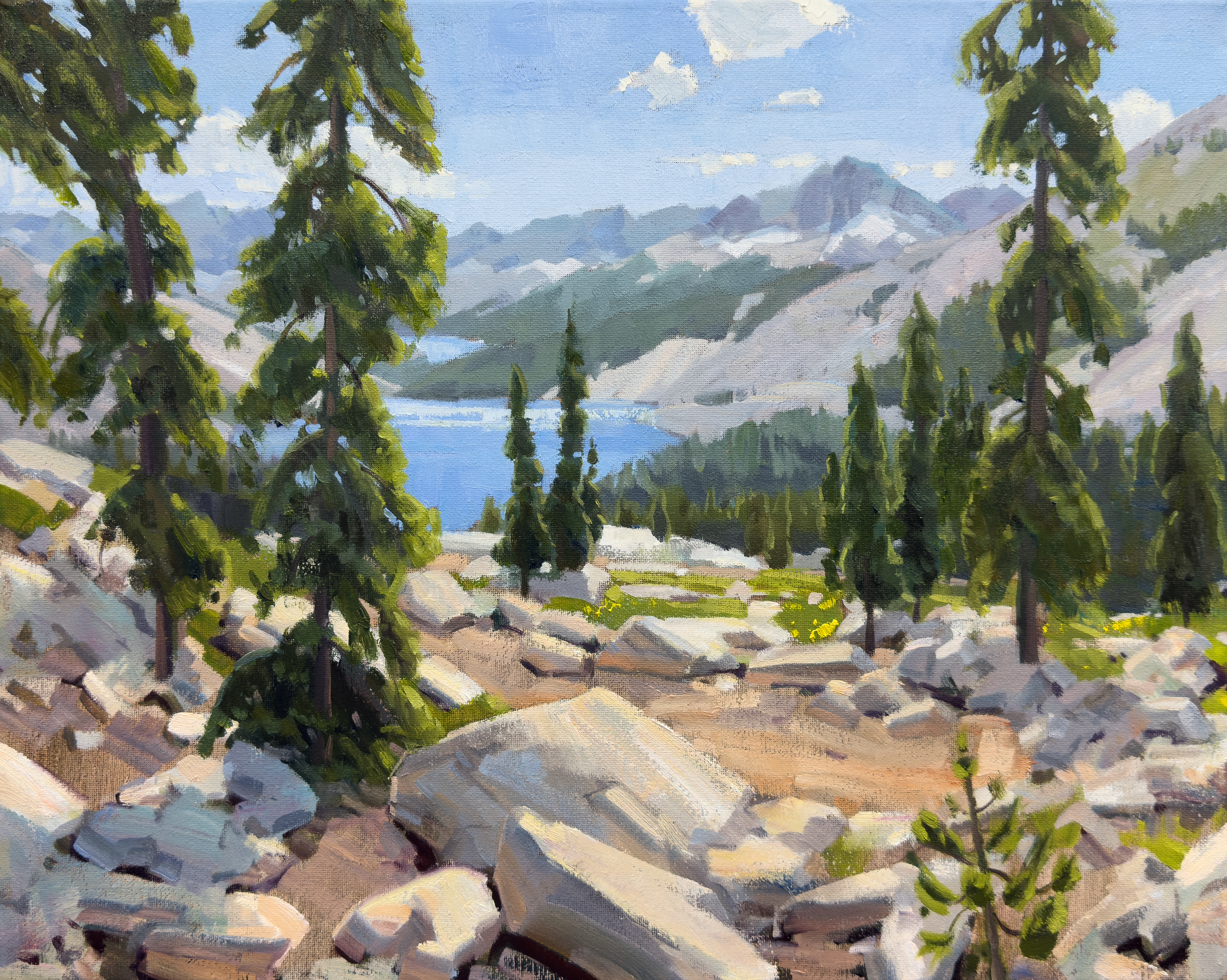 Painting by Robbie Moore, Dana Gallery Artist