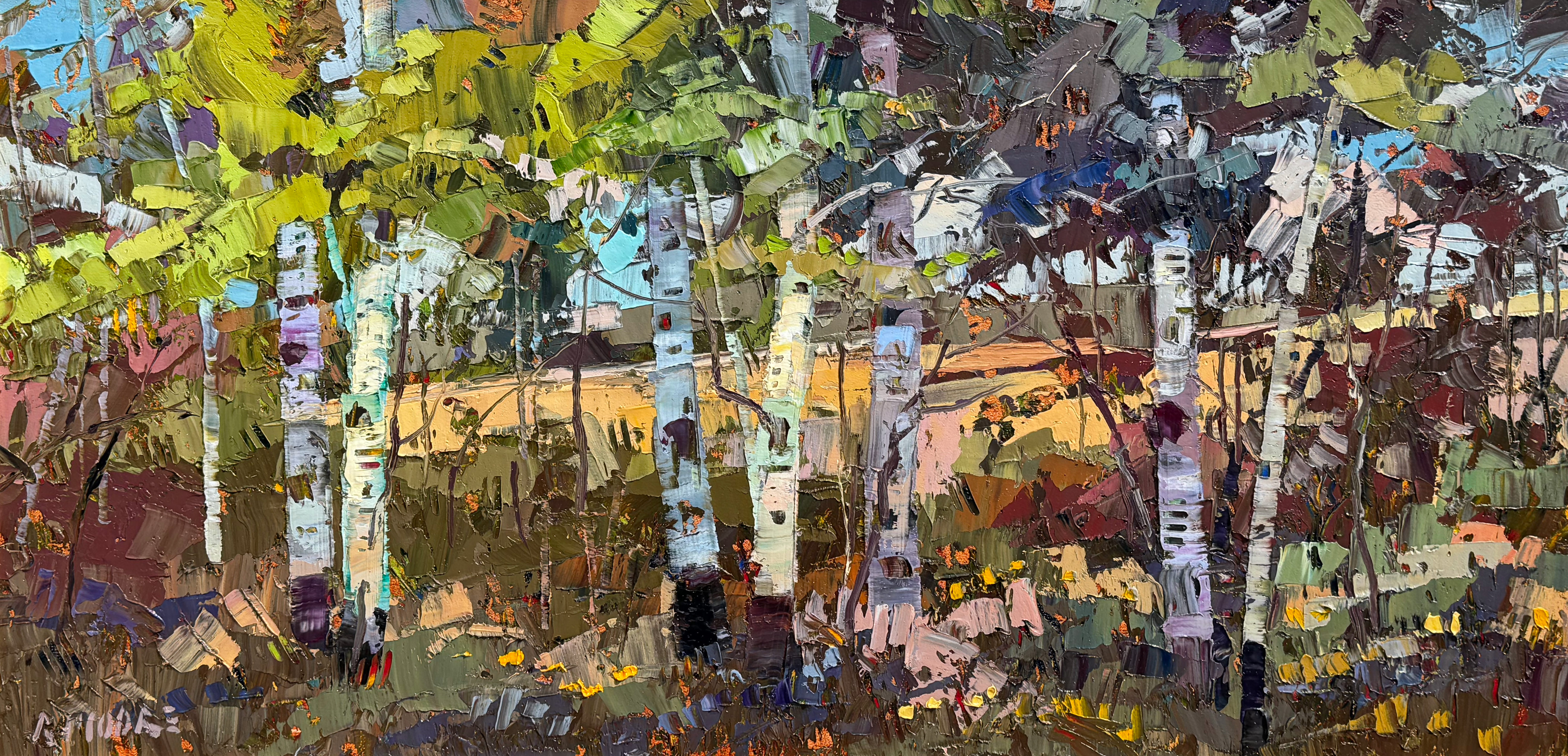 SOLD Through the Grove Painting by Robert Moore, Dana Gallery Artist