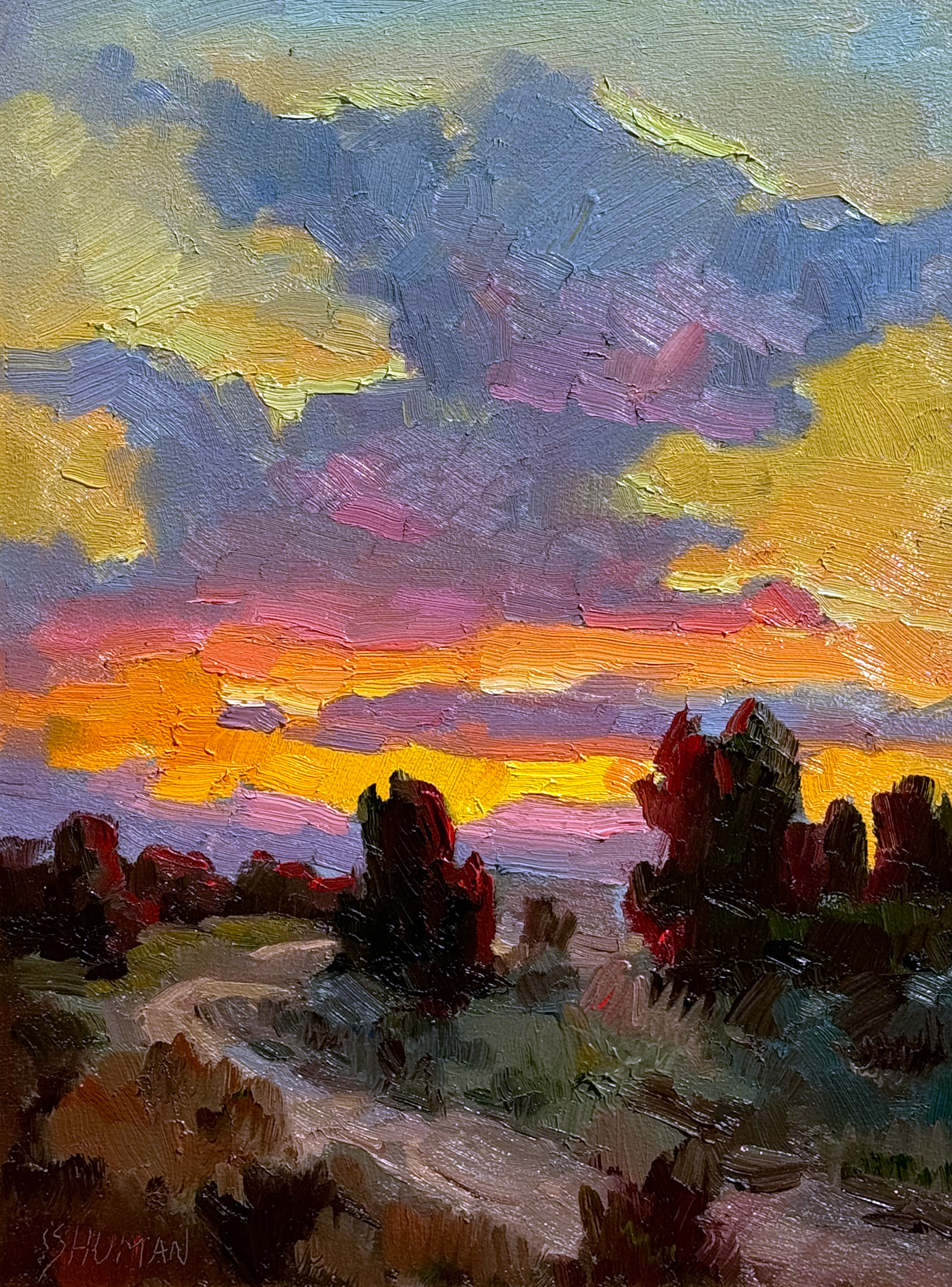 Painting by Ryan Shuman, Dana Gallery Artist