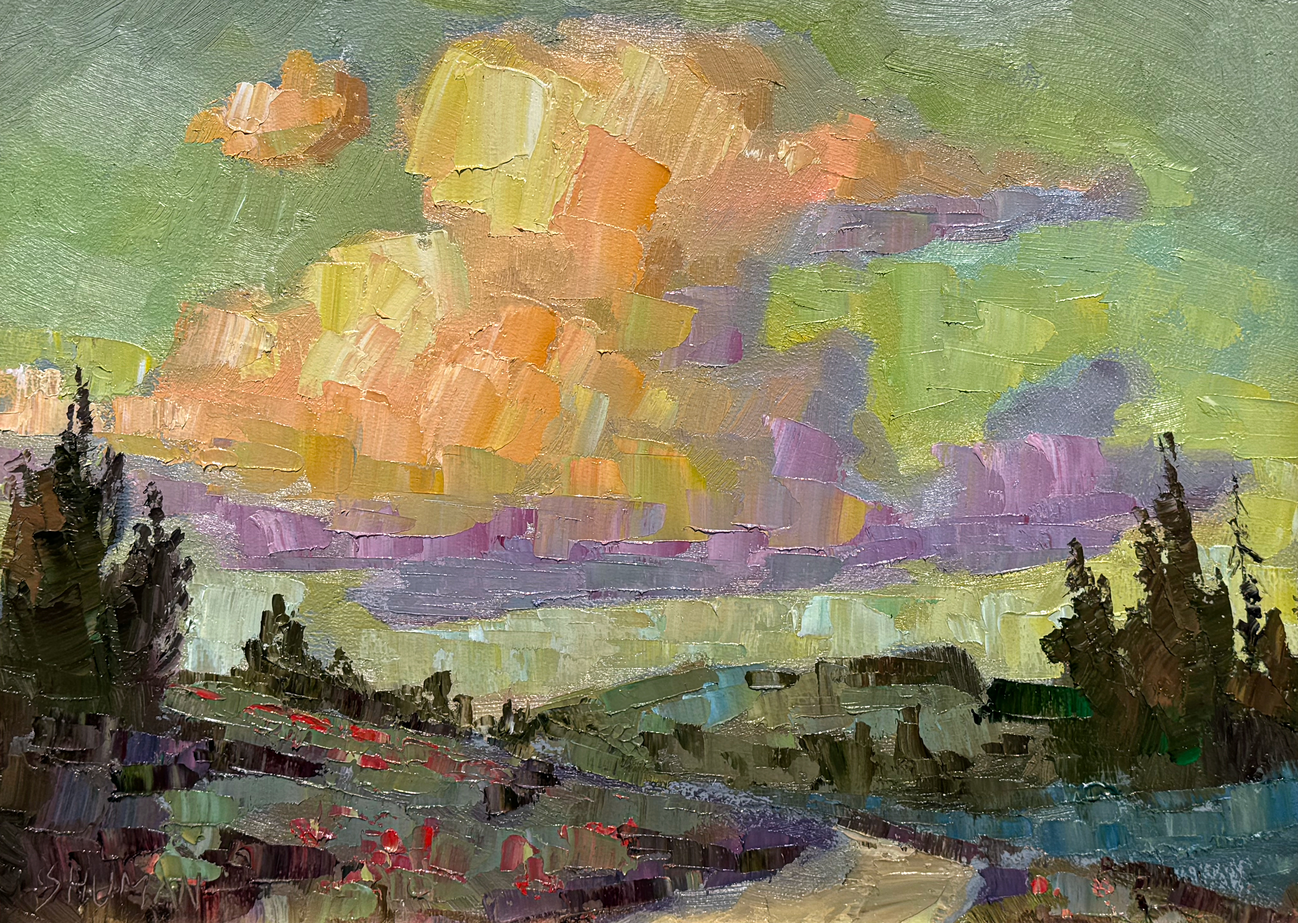 Painting by Ryan Shuman, Dana Gallery Artist