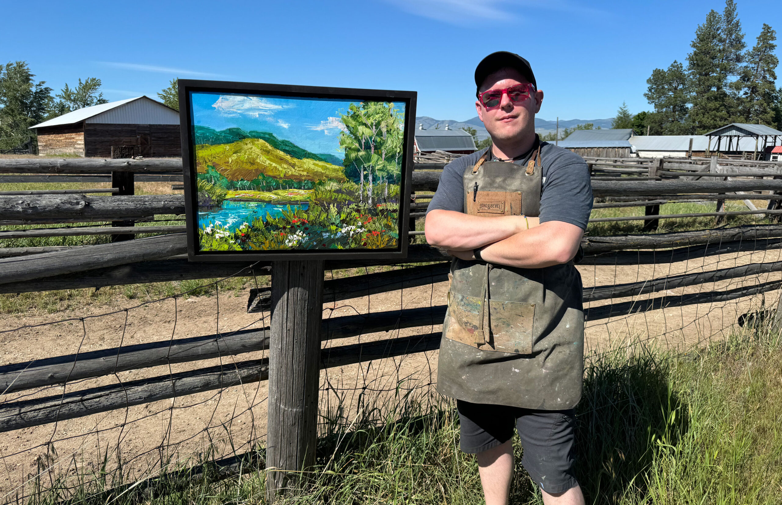 Cody White at Paint Out 2024