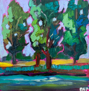 Plein Air Painting by Abby Pittman, Dana Gallery Artist