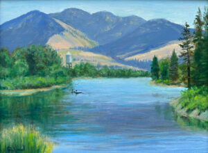 Plein Air Painting by Janet Sullivan, Dana Gallery Artist