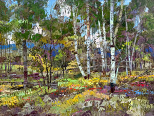 Plein Air Painting by Robert Moore, Dana Gallery Artist
