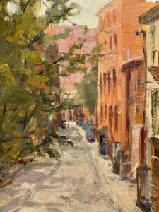 Plein Air Painting by Christine Joy, Dana Gallery Artist