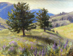 Plein Air Painting by Christine Joy, Dana Gallery Artist