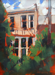 Plein Air Painting by David Mensing, Dana Gallery Artist