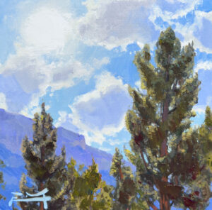 Plein Air Painting by Robbie Moore, Dana Gallery Artist