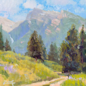 Plein Air Painting by Robbie Moore, Dana Gallery Artist