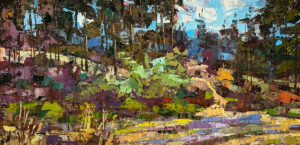 Plein Air Painting by Robert Moore, Dana Gallery Artist