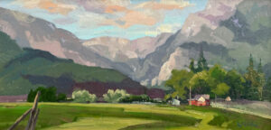 Plein Air Painting by Robert Moore, Dana Gallery Artist