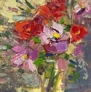 Painting by Kira Fercho, Dana Gallery Artist