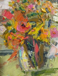 Painting by Kira Fercho, Dana Gallery Artist