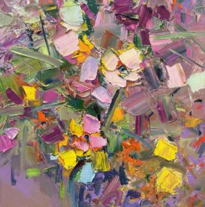 Painting by Kira Fercho, Dana Gallery Artist