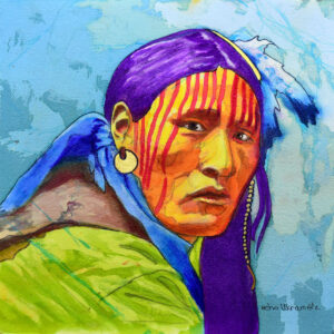 Batik Original Artwork by Echo Ukrainetz, Montana Artist at Dana Gallery in Missoula Montana