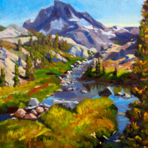 Oil painting by Ron Ukrainetz, Montana Artist showing Original Artwork for Sale at Dana Gallery in Missoula, Montana