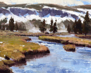 Painting by Robbie Moore, Dana Gallery Artist