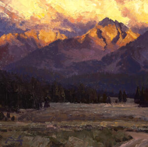 Painting by Robbie Moore, Dana Gallery Artist