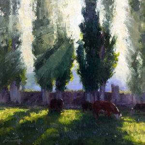 Painting by Robbie Moore, Dana Gallery Artist