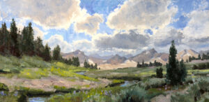 Painting by Robbie Moore, Dana Gallery Artist