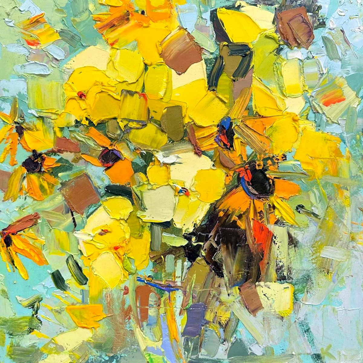 Painting by Kira Fercho, Dana Gallery Artist